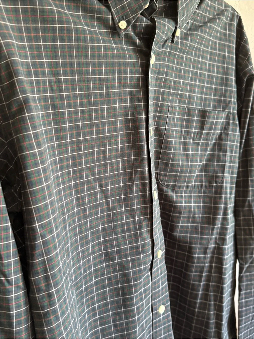 Men’s 16” Green Lauren Ralph Lauren Classic Fit Preppy Office Button Up Shirt